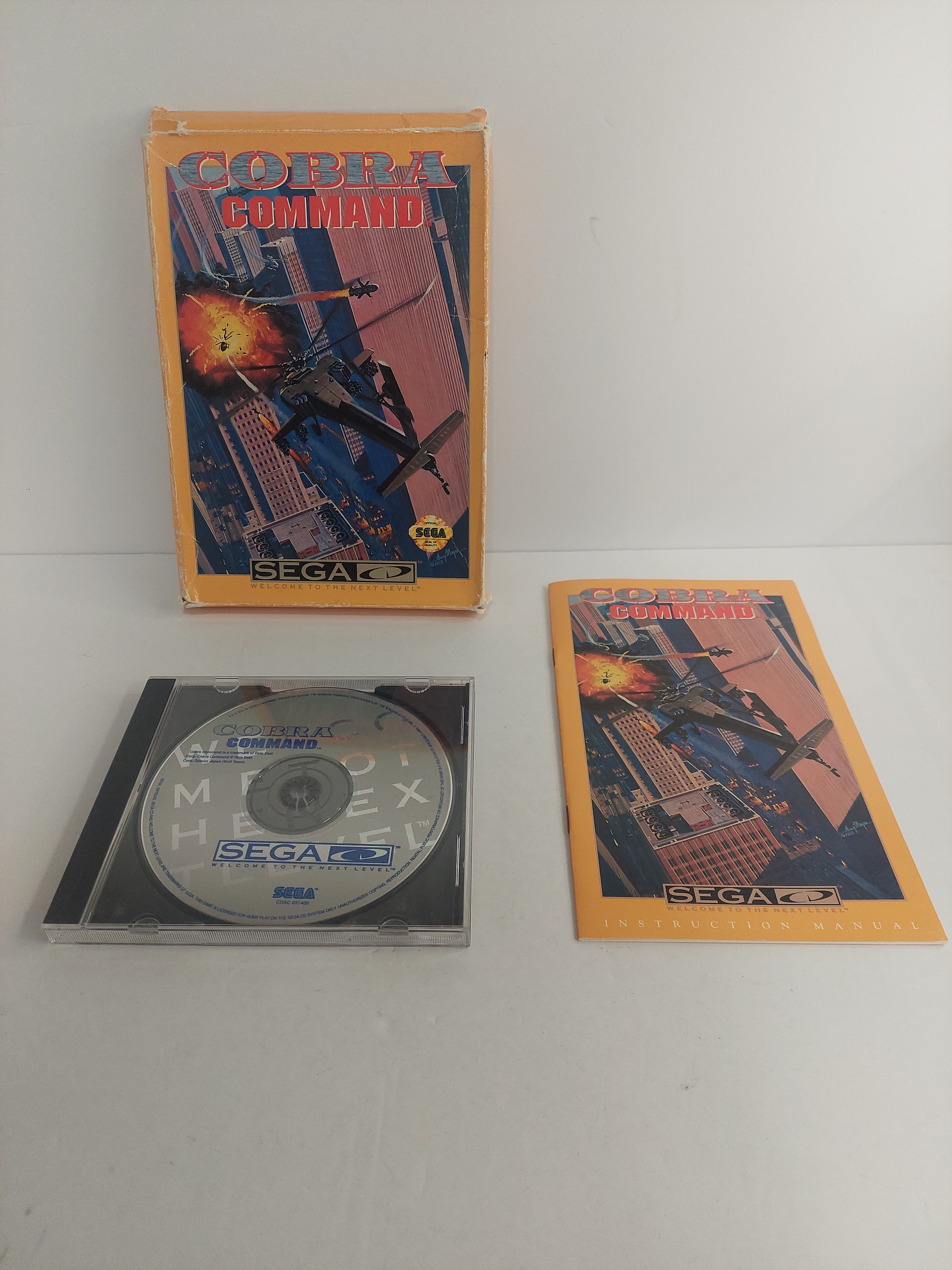 Sega CD Cobra Command Complete in Box CIB