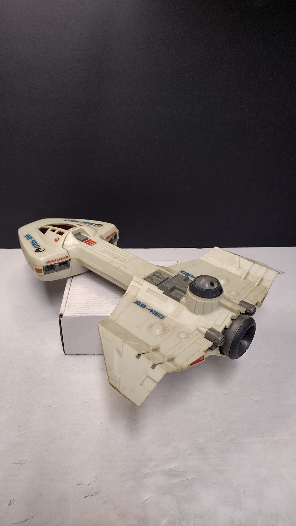 Vintage 1978 Milton Bradley Electronic Star Bird Command Space Ship (Tested & Working - Missing Wing Fins)