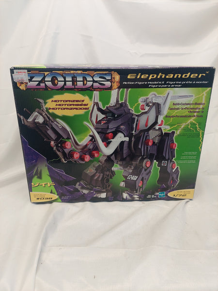 Vintage Zoids Elephander Action Figure Model Kit #038 1:72 Scale