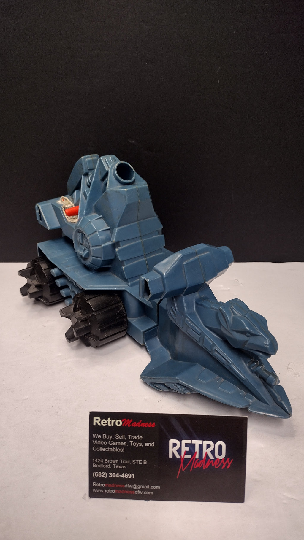Vintage 1982 Mattel Masters of the Universe MOTU Battle Ram Vehicle (Used Incomplete - Missing Missiles & Decals)