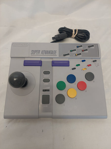 Asciiware Super Advantage Joystick Controller for Super Nintendo SNES Tested