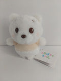 Disney Store Japan White Urupocha Winnie the Pooh 4 in. Plush with Tag