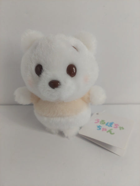 Disney Store Japan White Urupocha Winnie the Pooh 4 in. Plush with Tag