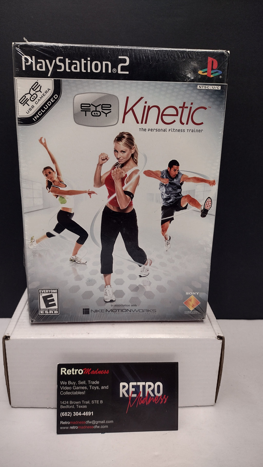 EyeToy Kinetic Personal Fitness Trainer with USB Camera Bundle • PlayStation 2 (PS2)- Brand New & Factory Sealed
