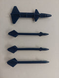 Vintage 1988 G.I. Joe Sky Storm Missile Parts