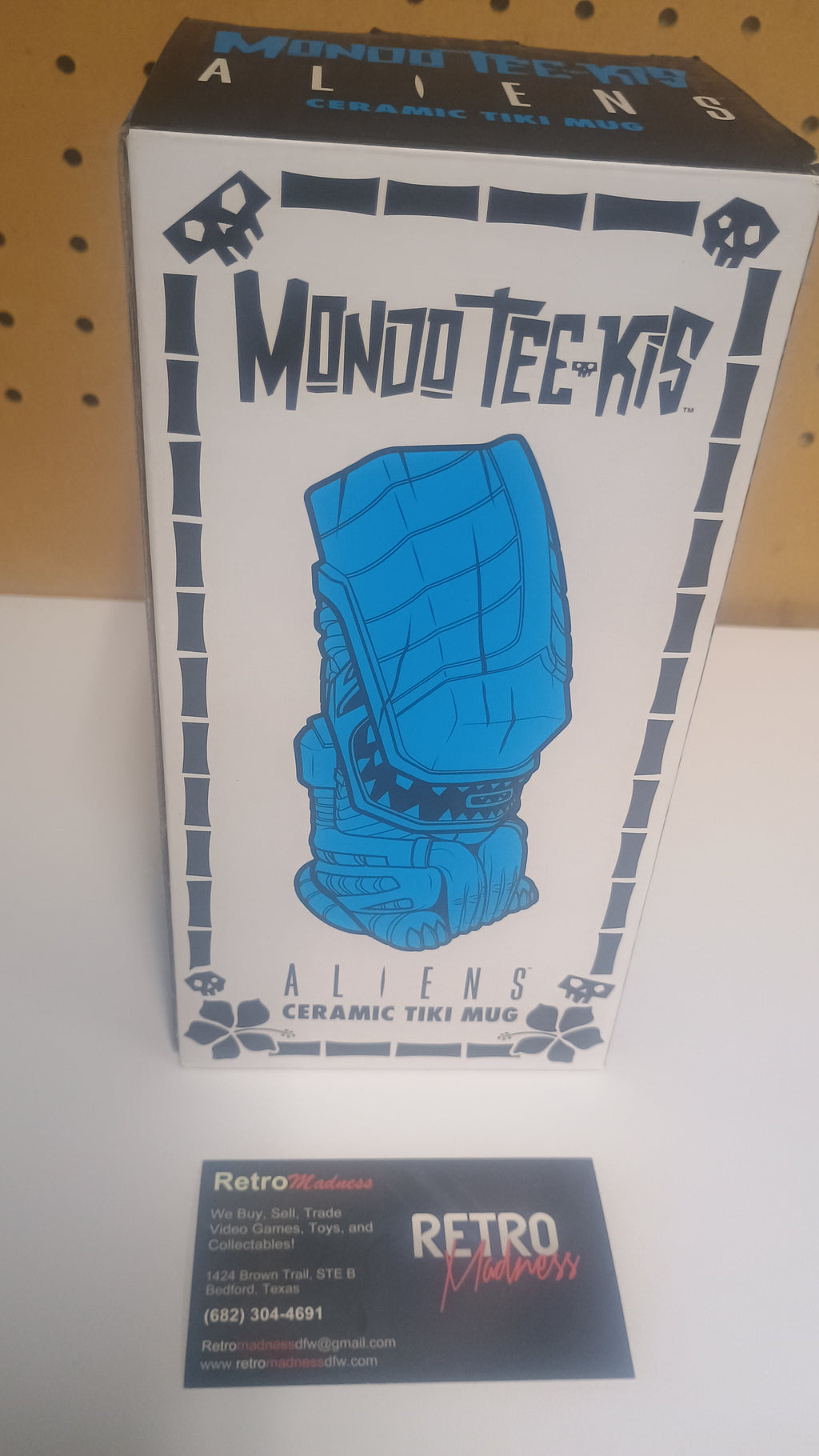 Mondo Tee-Kis Aliens Blue Ceramic Tiki Mug
