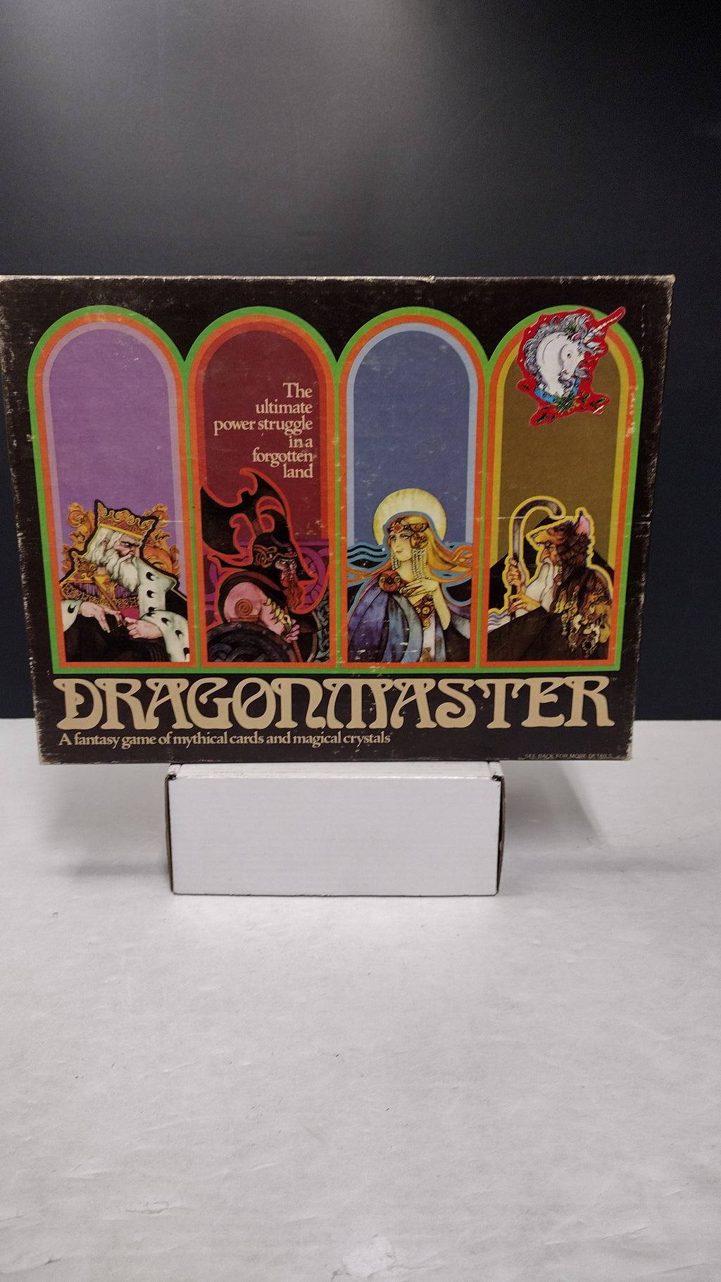 Vintage 1981 Milton Bradley E.S. Lowe Dragonmaster Card Game (100% Complete with Crystals & Manual)