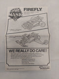 Vintage Kenner M.A.S.K. Firefly Instructions ONLY