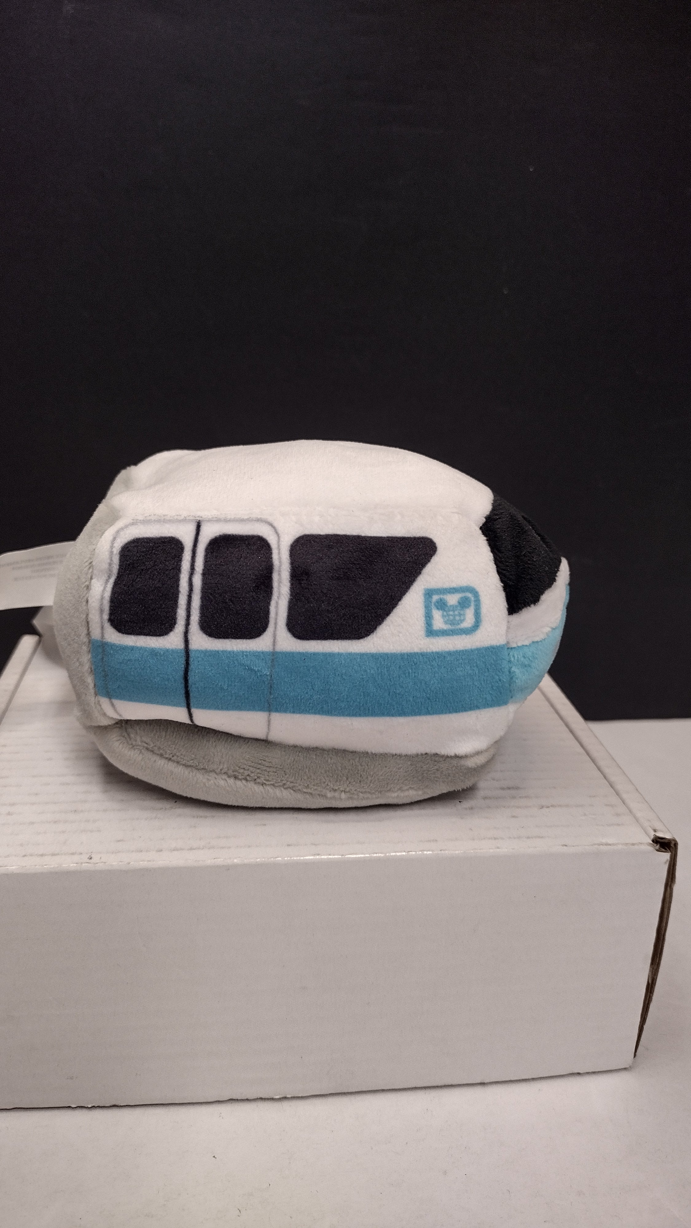 Disney Parks Wishables: Monorail Micro Plush – Disney Transportation Series (No Hang Tag)