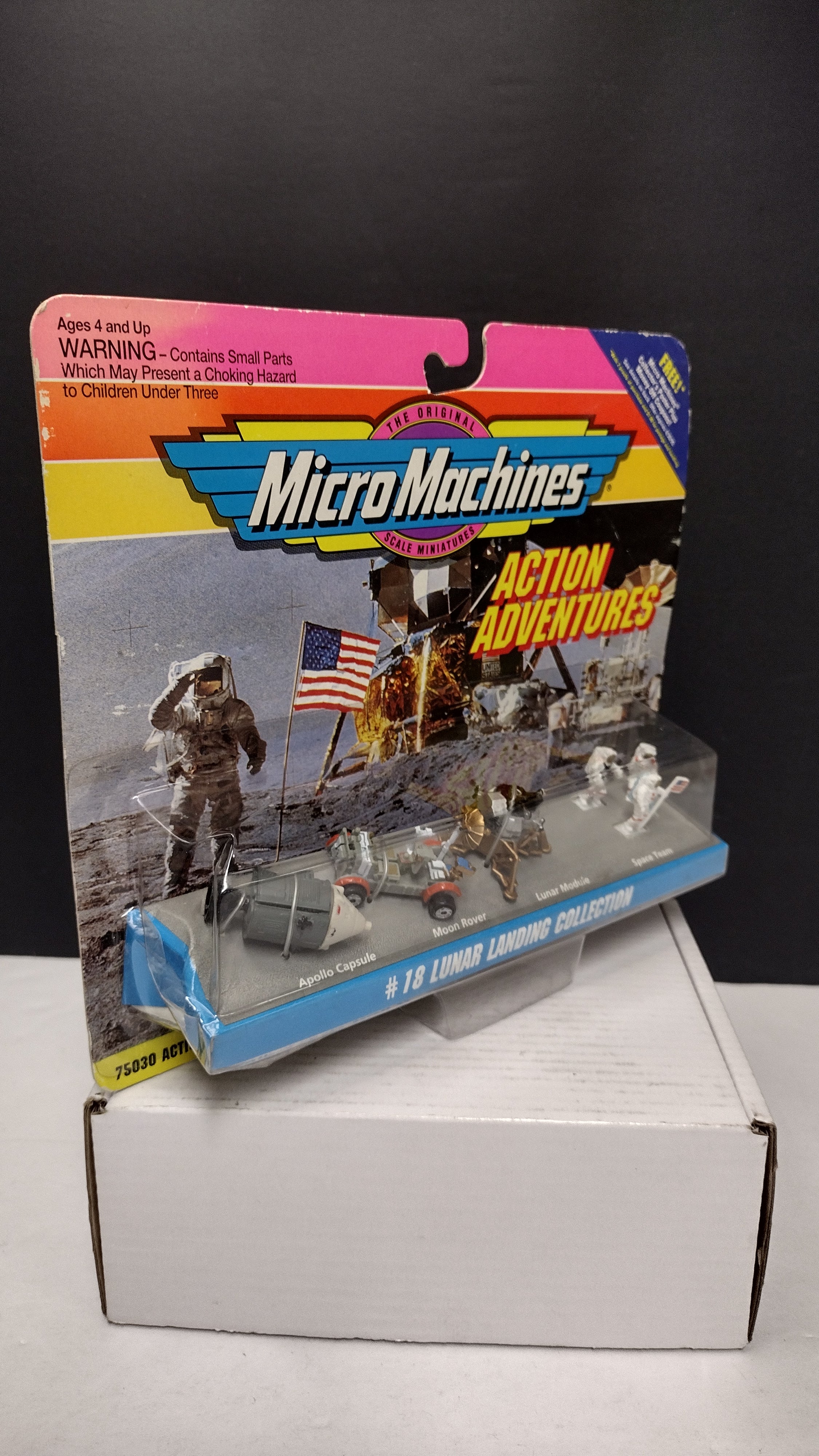 1993 Micro Machines Action Adventures #18 Lunar Landing Collection NIB