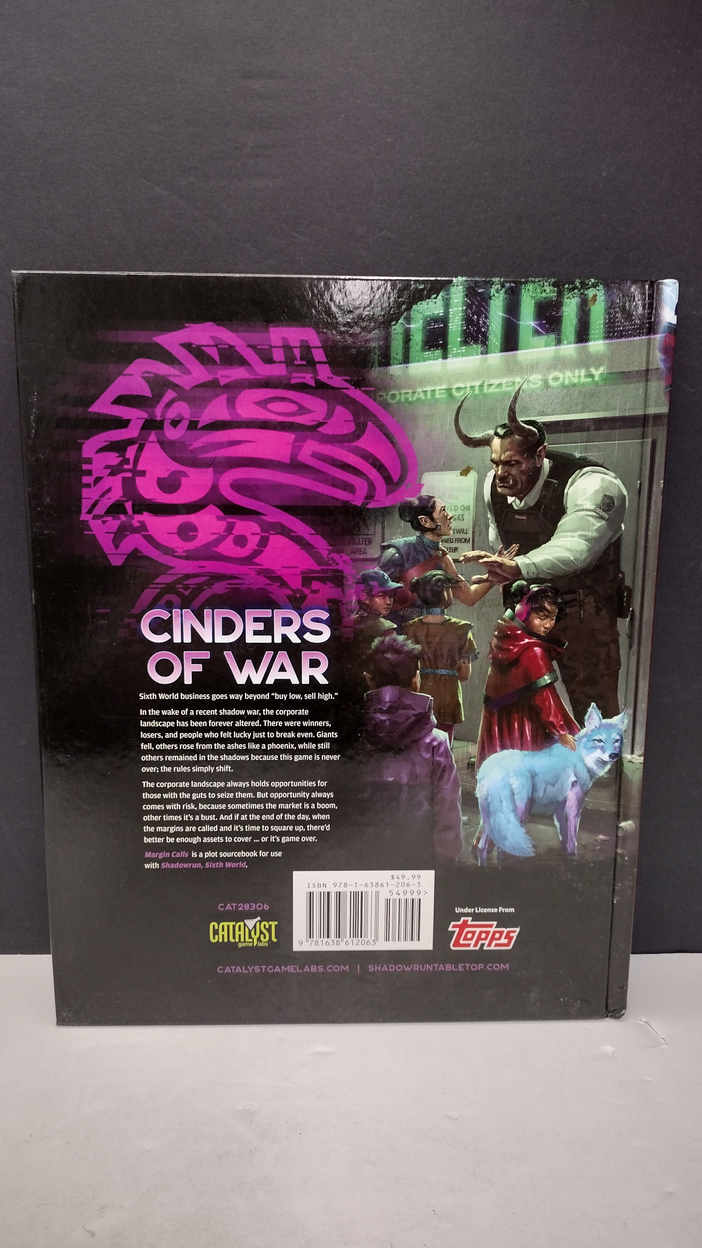 Shadowrun: Margin Calls Hardcover Campaign Book by Catalyst Game Labs (2025 - Brand New, Unsealed)