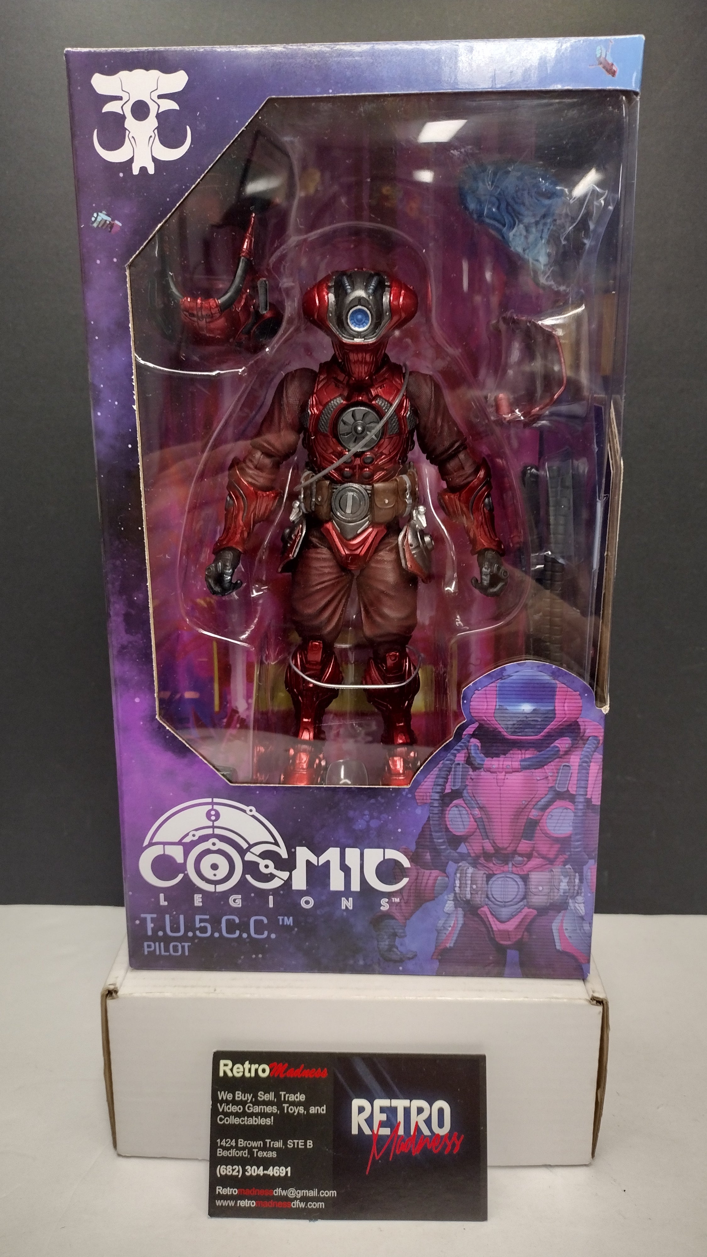 Four Horsemen Cosmic Legions T.U.5.C.C. Pilot Action Figure (Sealed in Box)