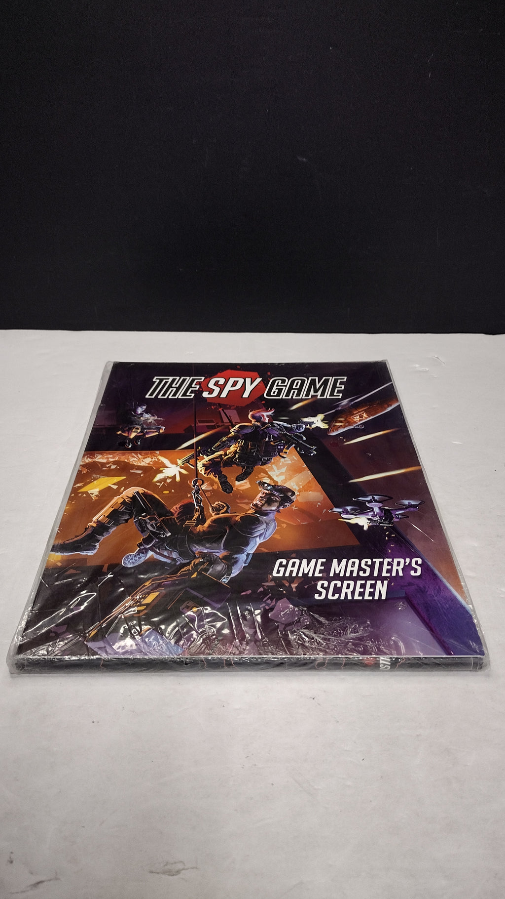 The Spy Game: Gamemaster Screen with Booklet (Modiphius / Black Room Games - Brand New & Factory Sealed)