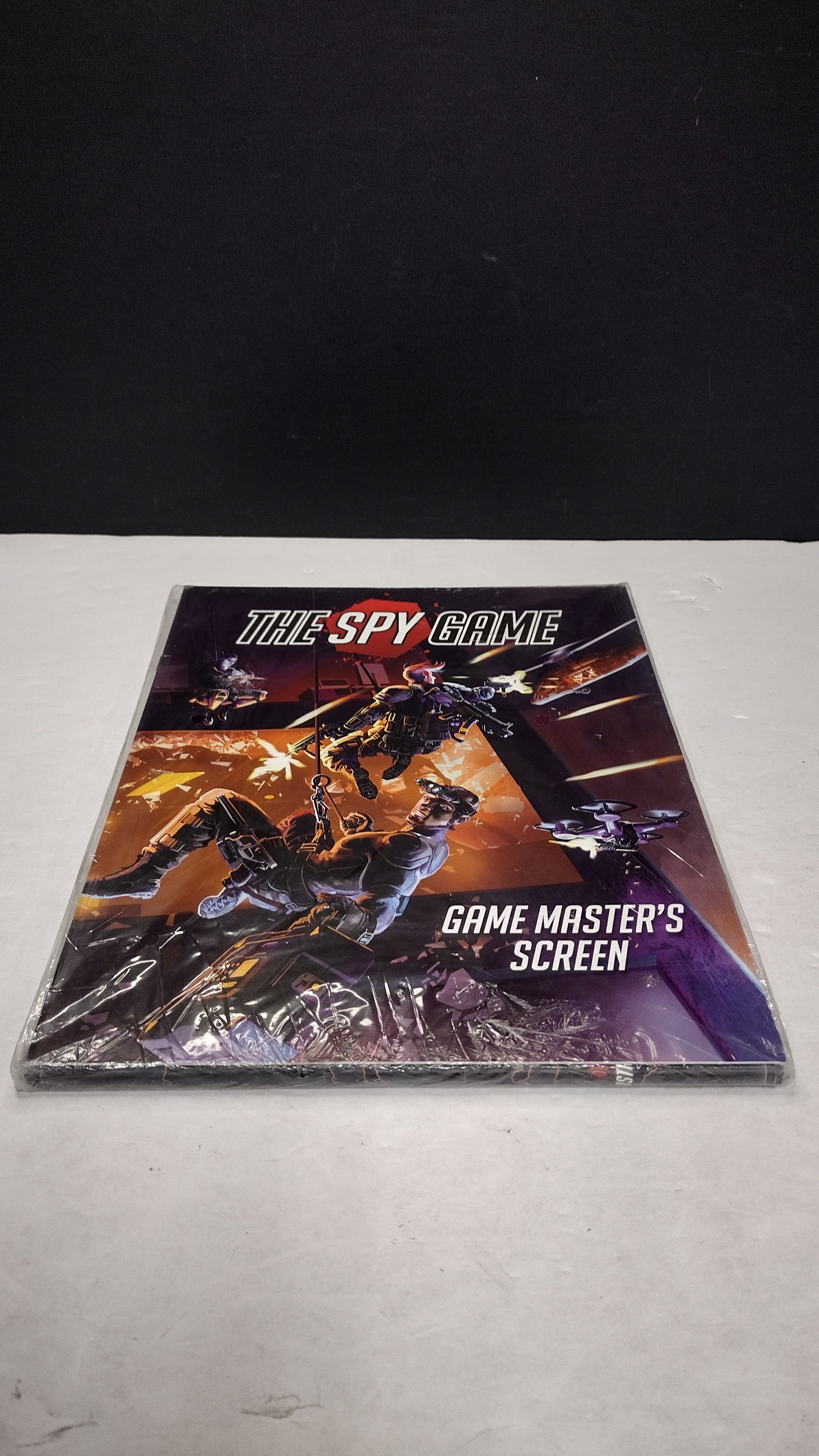 The Spy Game: Gamemaster Screen with Booklet (Modiphius / Black Room Games - Brand New & Factory Sealed)