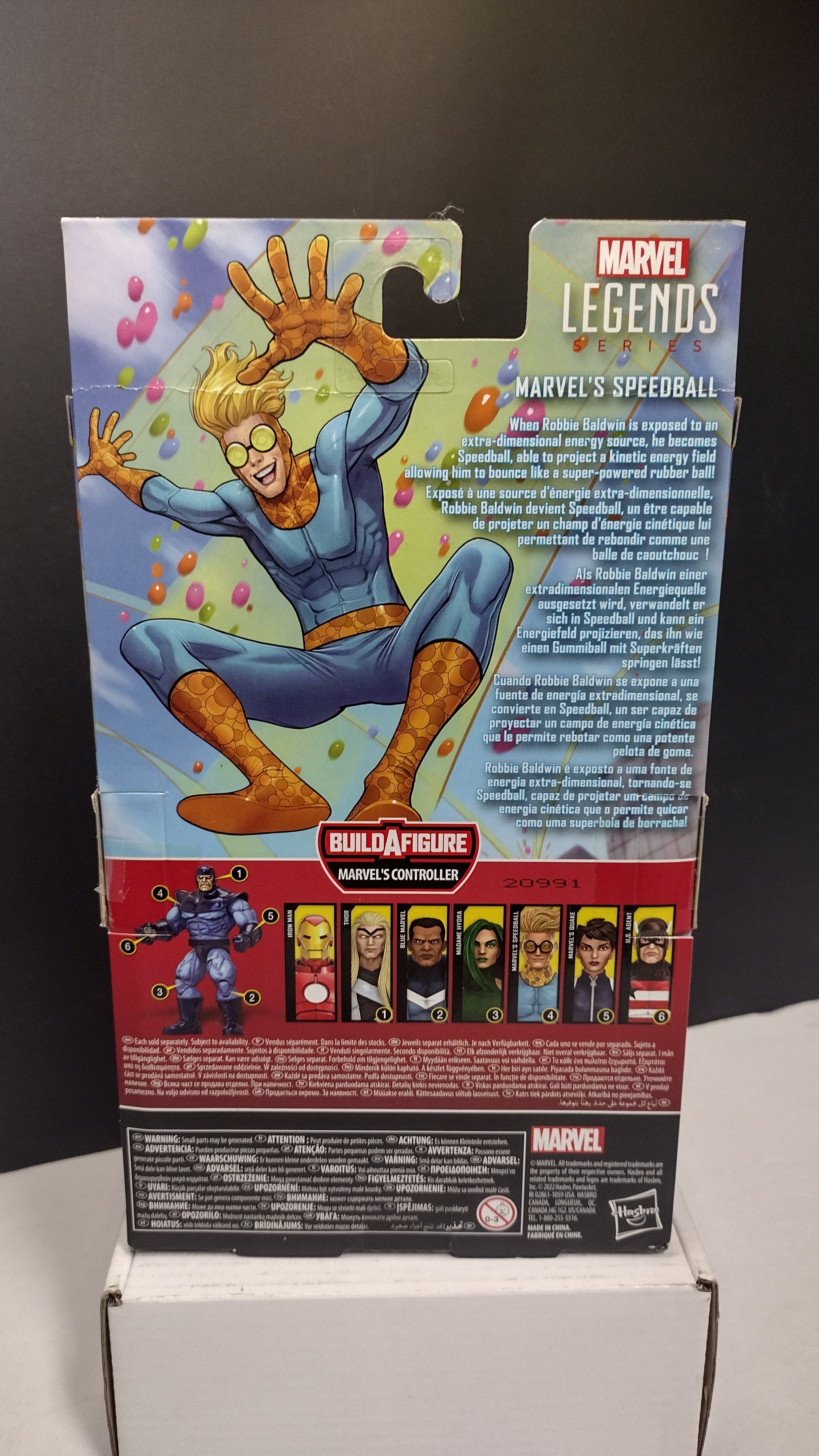 Hasbro Marvel Legends Series Marvel's Speedball 6-Inch Action Figure (Open Box / Includes BAF Torso)