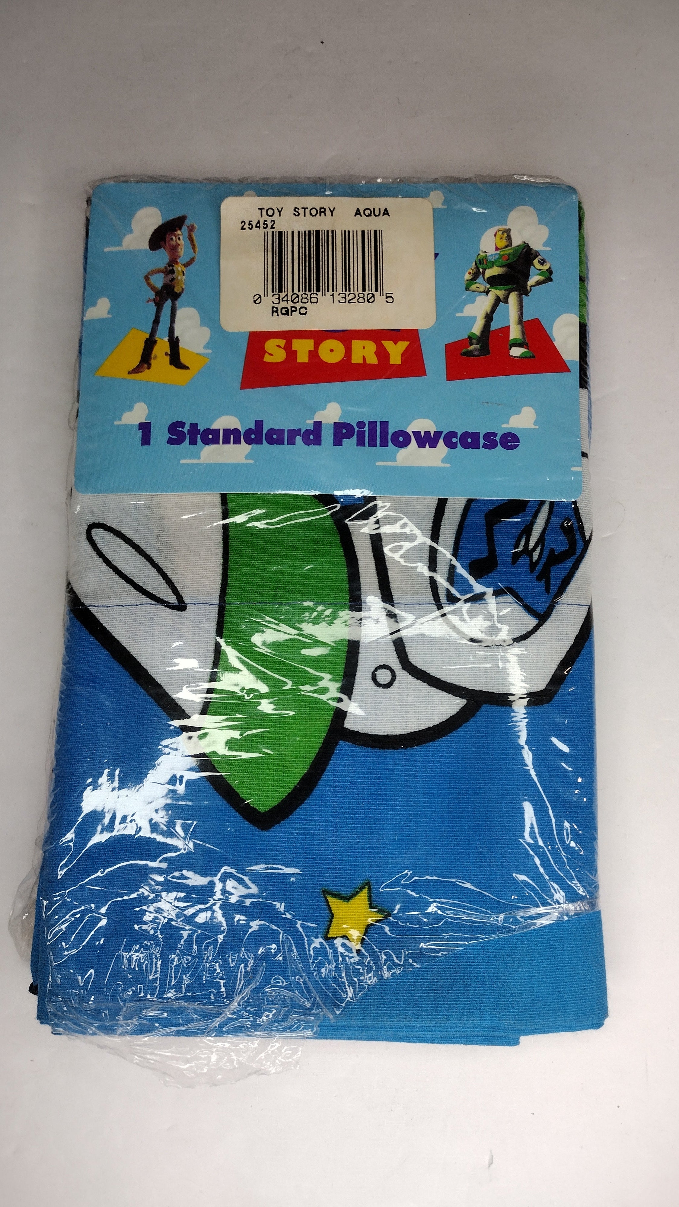 Vintage 1995 Toy Story Standard Pillowcase – Woody & Buzz