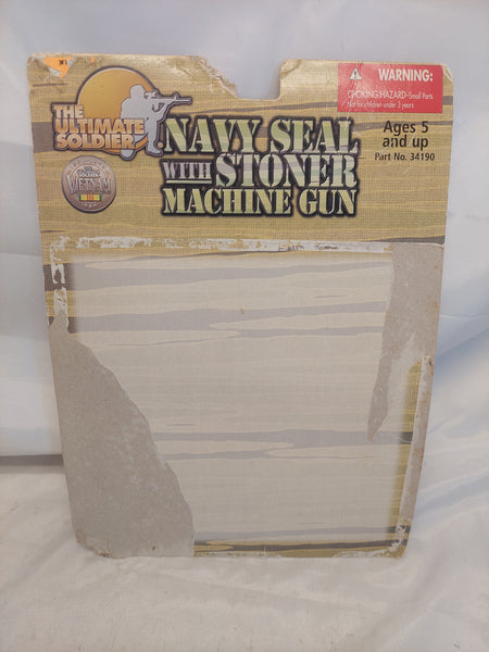 The Ultimate Soldier Navy Seal with Stoner Machine Gun Card Back ONLY