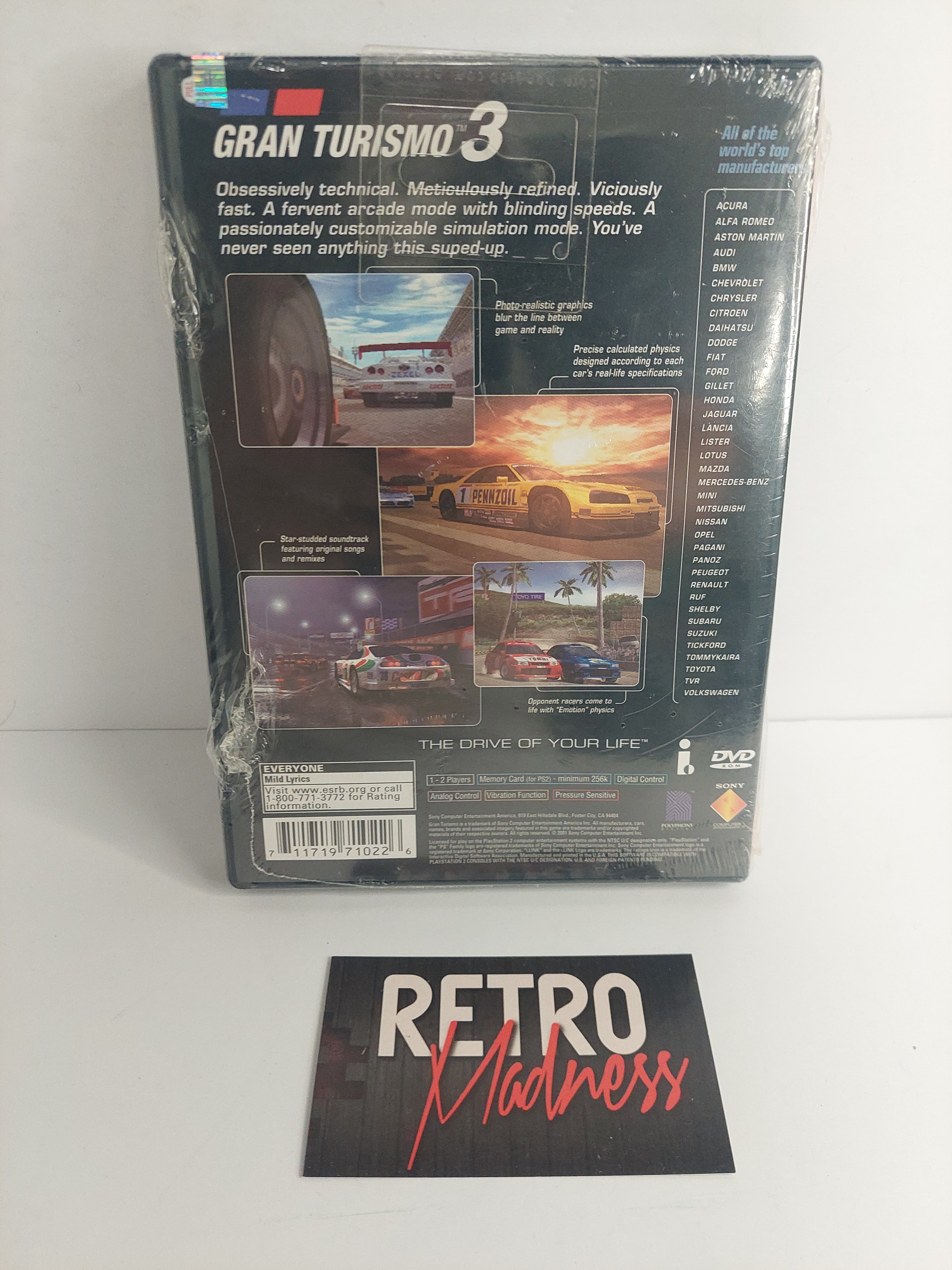 Sony PlayStation PS2 Gran Turismo 3 A-Spec Greatest Hits