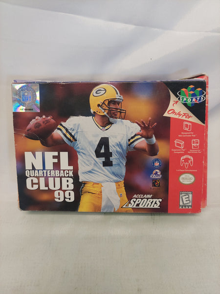 Nintendo N64 NFL Quarterback Club 99 Game Box ONLY