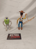 Vintage Toy Story Burger King Woody and Buzz Lightyear Figures Lot