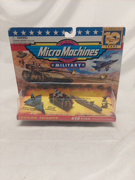 Vintage Micro Machines Military Terror Troops #14 S.T.A.B. (Strategic Attack Brigade)