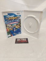 Nintendo Wii Sonic and Sega All-Stars Racing Game Case and Manual ONLY