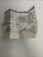 Vintage 1984 G.I. Joe Cobra Water Moccasin Blueprint Instructions