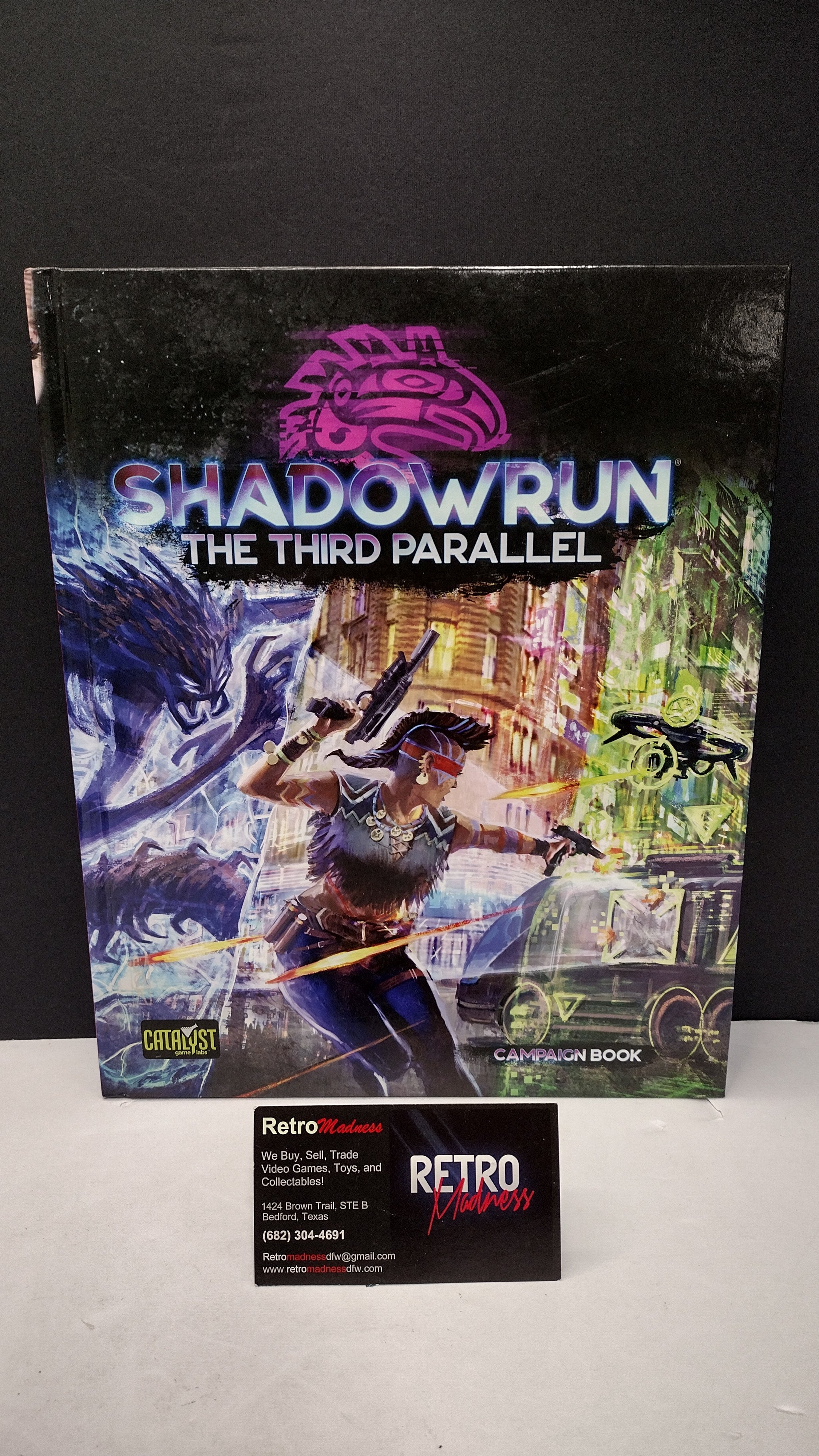 Shadowrun Sixth World RPG: The Third Parallel Hardcover Sourcebook (Catalyst Game Labs - Brand New, Unsealed)
