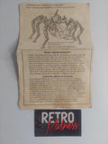Vintage 1984 Masters of the Universe Spydor Instructions