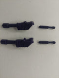 Vintage 1988 G.I. Joe Swampmasher Gun and Missile Parts