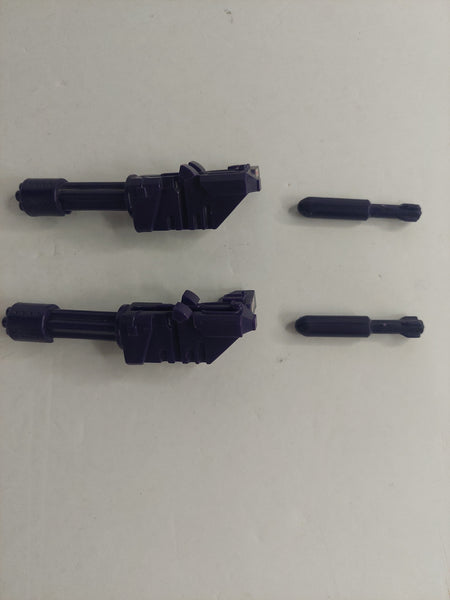 Vintage 1988 G.I. Joe Swampmasher Gun and Missile Parts