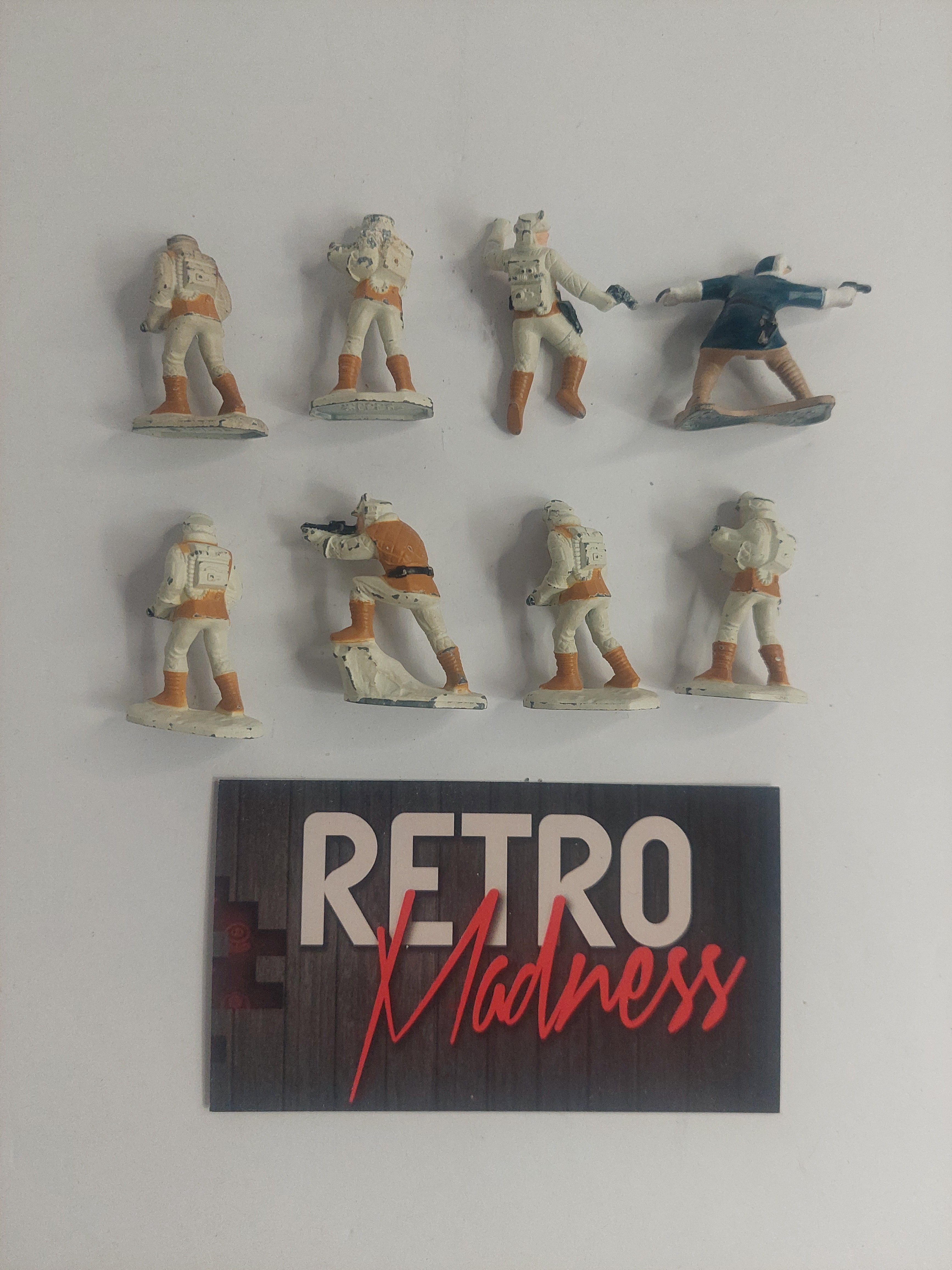 Vintage Star Wars Micro Collection Han Solo and Hoth Rebels Die-Cast Figures Lot