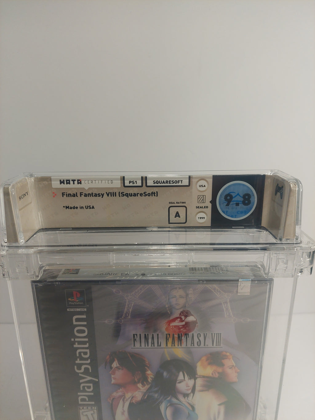 WATA Graded Sealed PlayStation Final Fantasy VIII Graded 9.8
