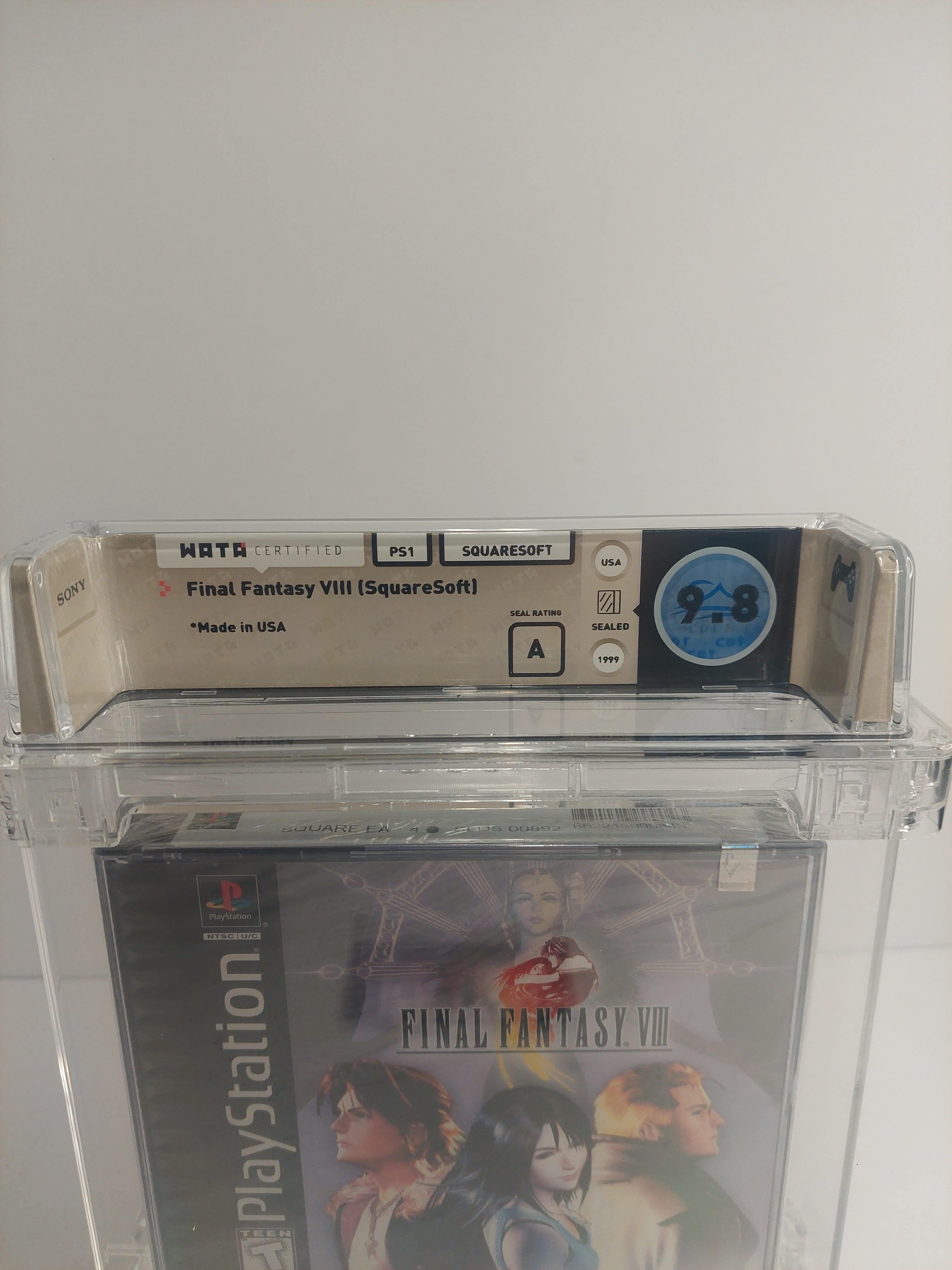 WATA Graded Sealed PlayStation Final Fantasy VIII Graded 9.8