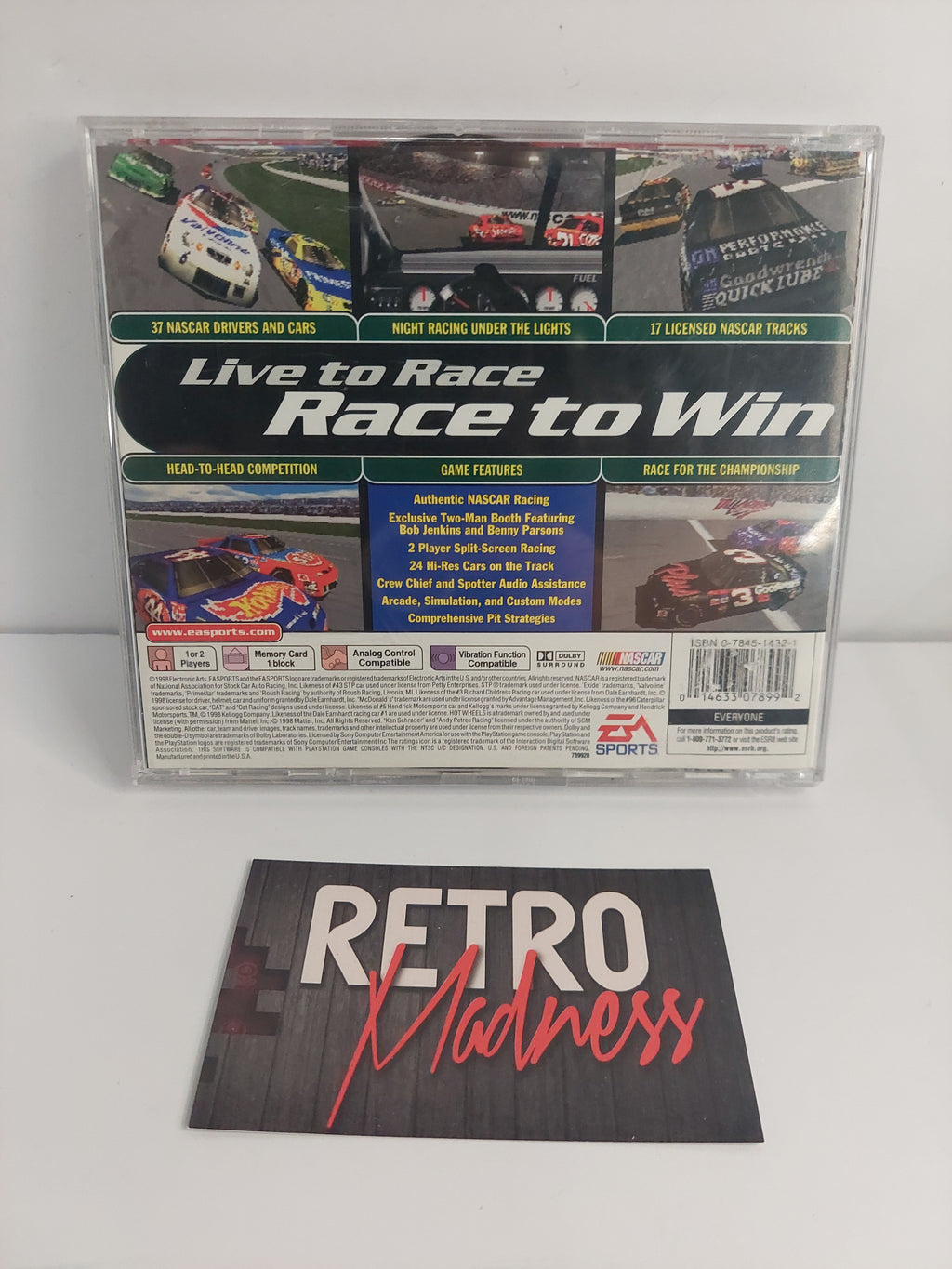 Sony PlayStation PS1 EA Sports NASCAR 99