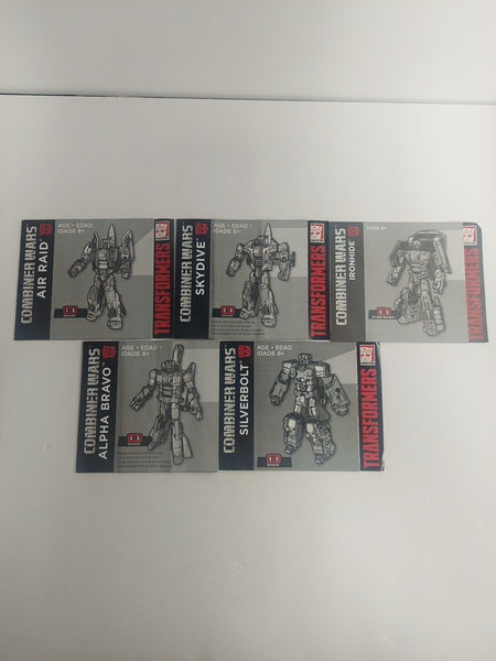 Transformers Combiner Wars Instruction Booklets Lot