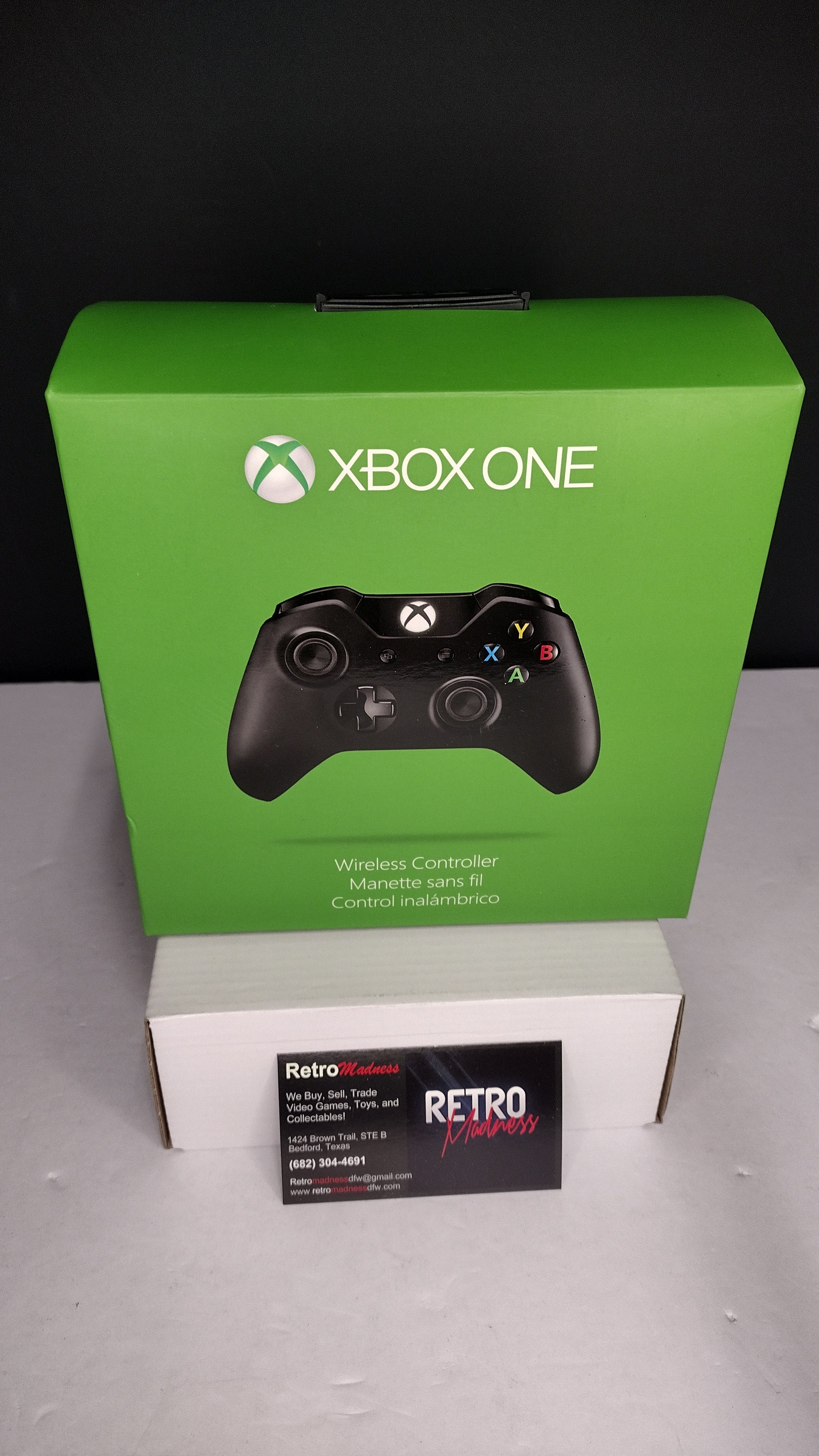 Microsoft Xbox One Wireless Controller 1537 Black - In Box Tested Working!