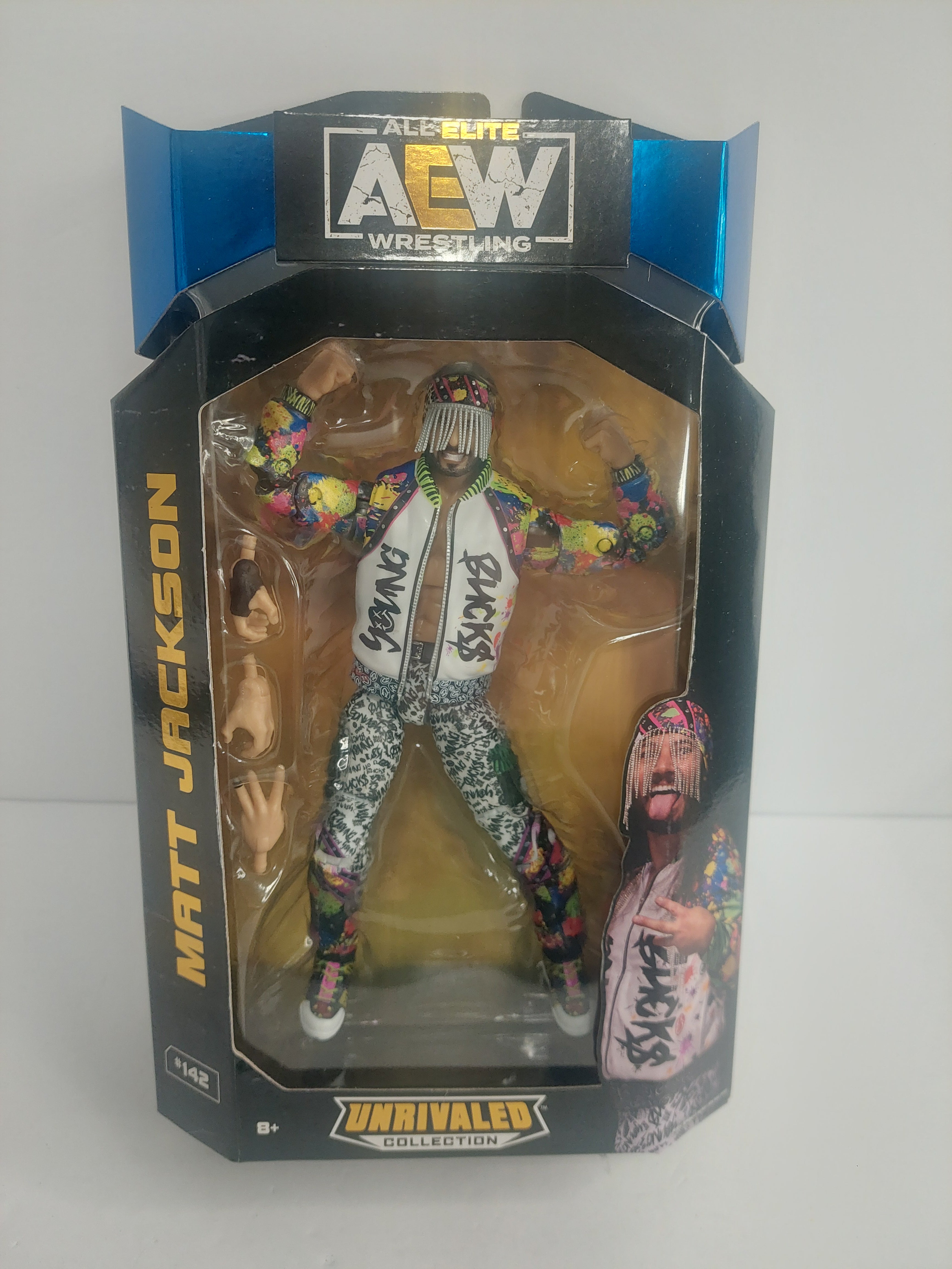 AEW All Elite Wrestling Unrivaled Collection Matt Jackson #142 Figure