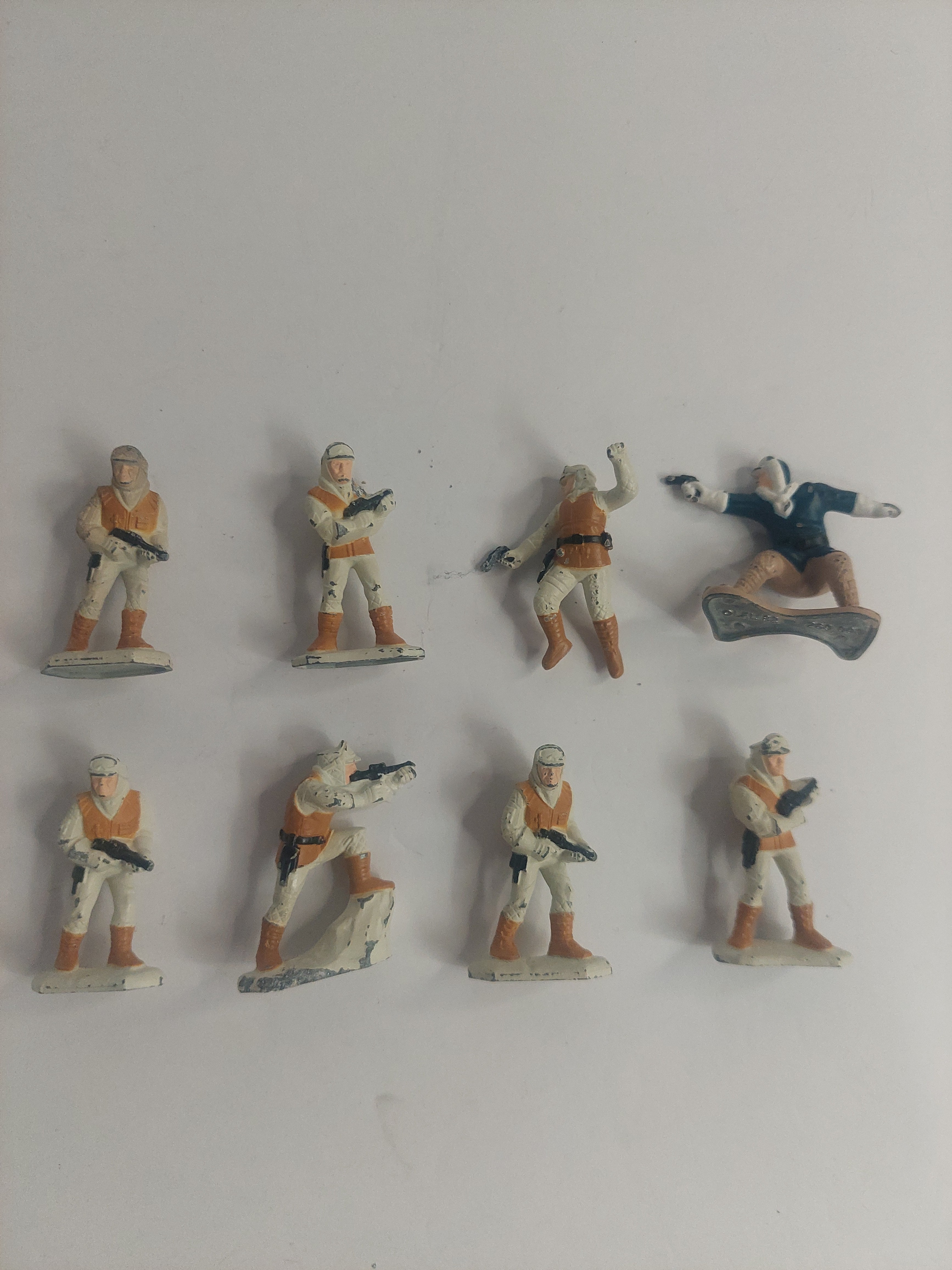 Vintage Star Wars Micro Collection Han Solo and Hoth Rebels Die-Cast Figures Lot