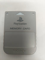 Sony Playstation Gray Memory Card SCPH-1020 Untested