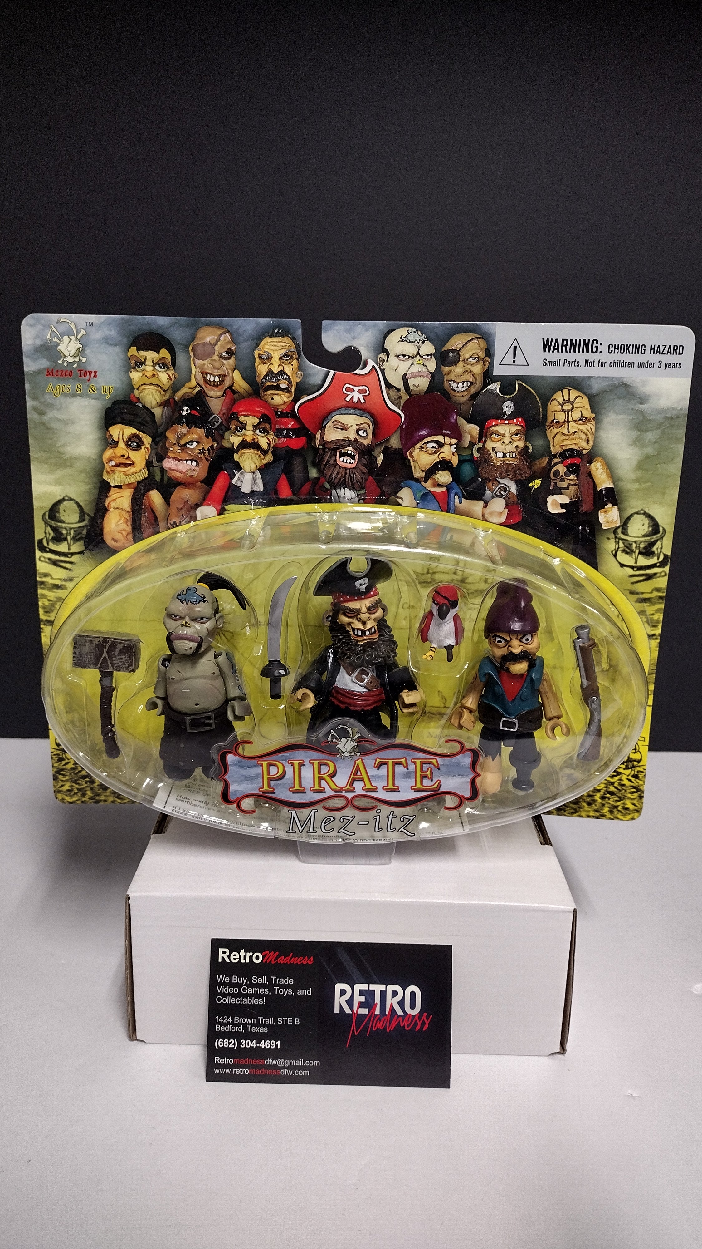 Vintage 2005 Mezco Toyz: Pirate Mez-itz (Unused/Deadstock)