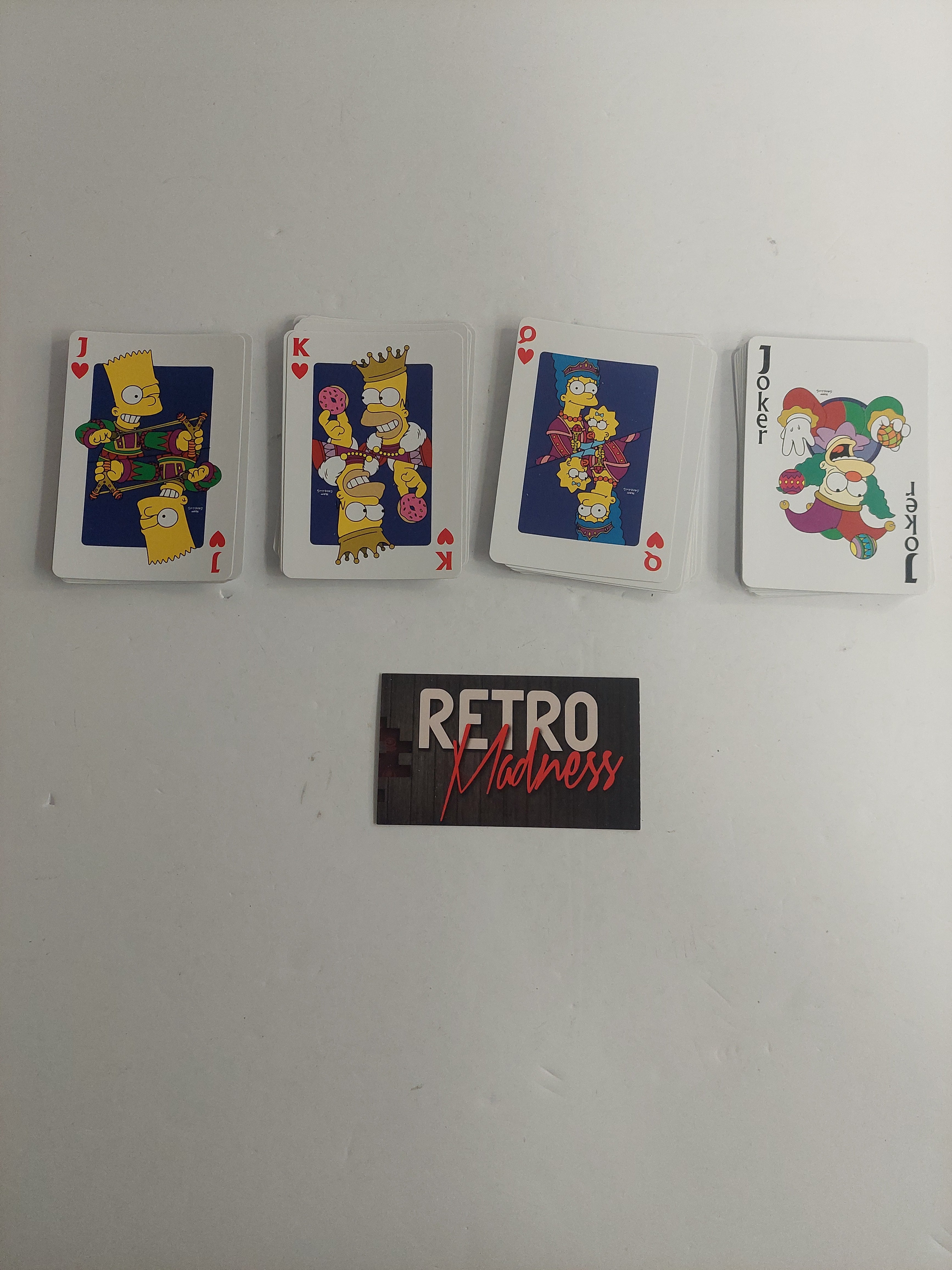 The Simpsons Playing Card Deck in Duff Beer Can