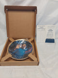 Vintage Hamilton Collection Star Trek Spock 25th Anniversary Collector Plate with COA
