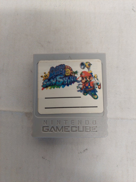 Nintendo GameCube Super Mario Sunshine Memory Card DOL-008 Untested