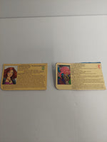 Vintage Teenage Mutant Ninja Turtles  April O'Neil and Krang File Cards