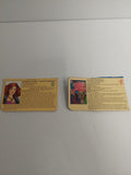 Vintage Teenage Mutant Ninja Turtles  April O'Neil and Krang File Cards