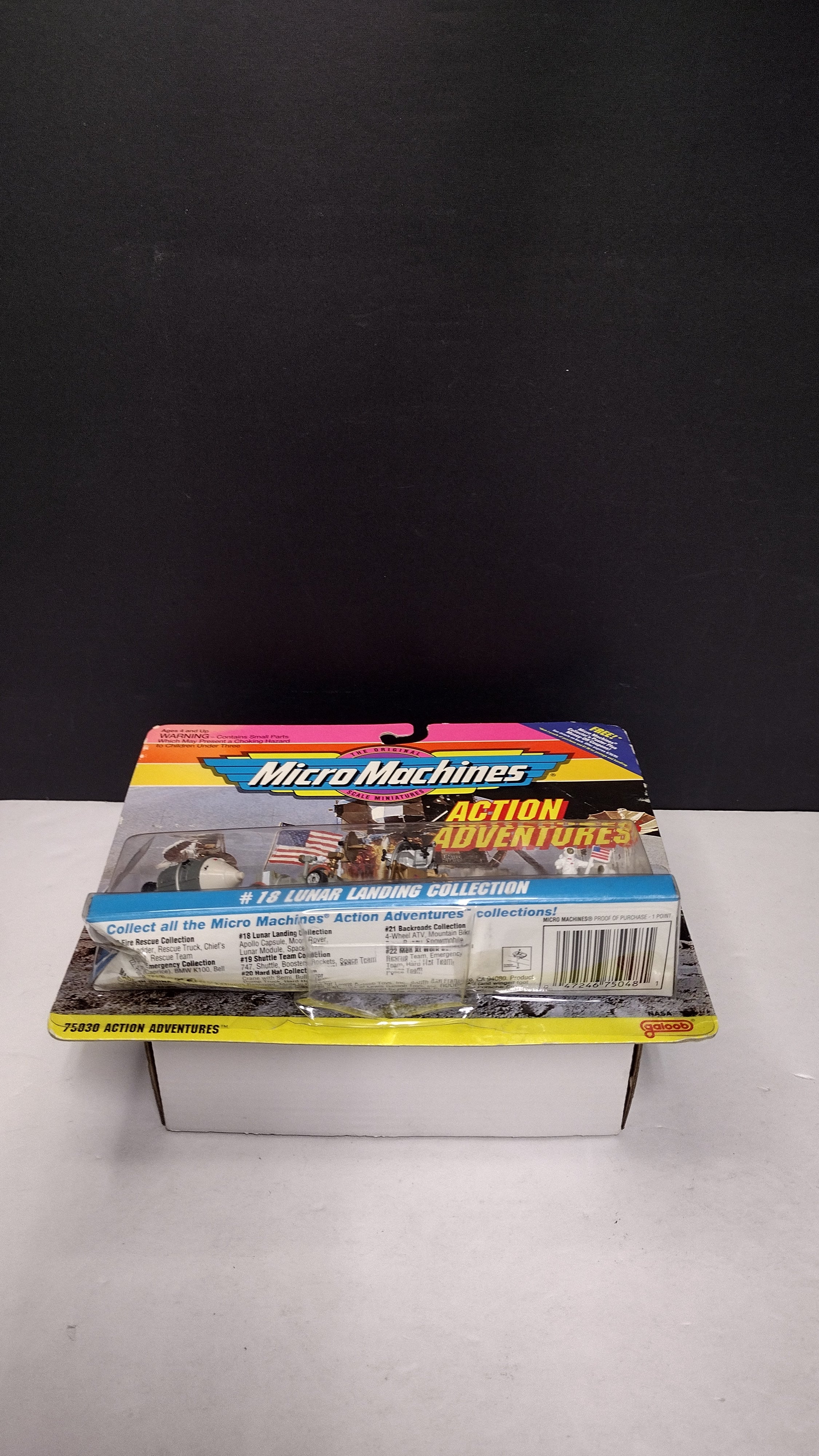 1993 Micro Machines Action Adventures #18 Lunar Landing Collection NIB
