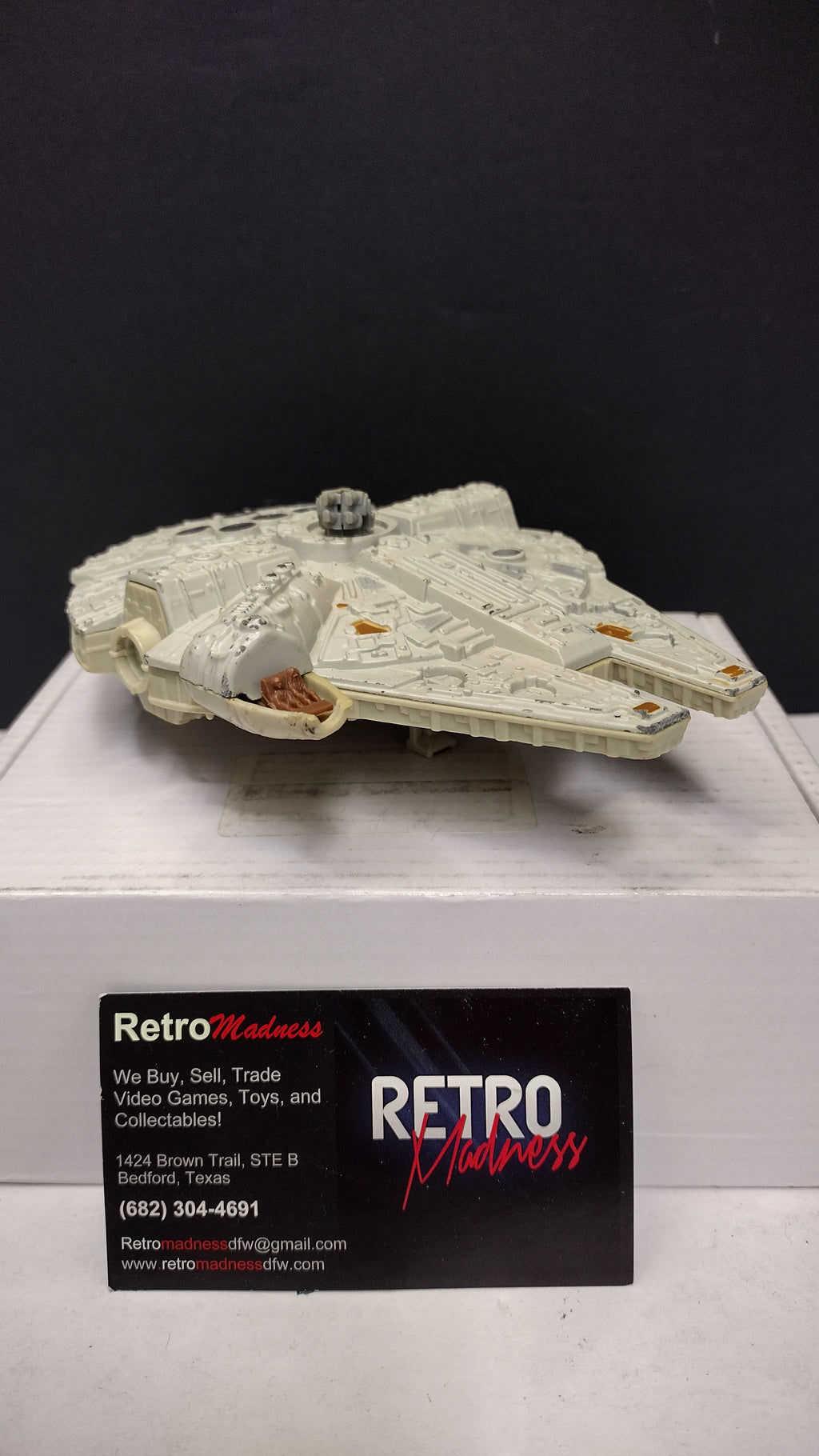 Vintage 1979 Kenner Star Wars Die-Cast Mini Millennium Falcon (No. 39210 - Loose, Incomplete)