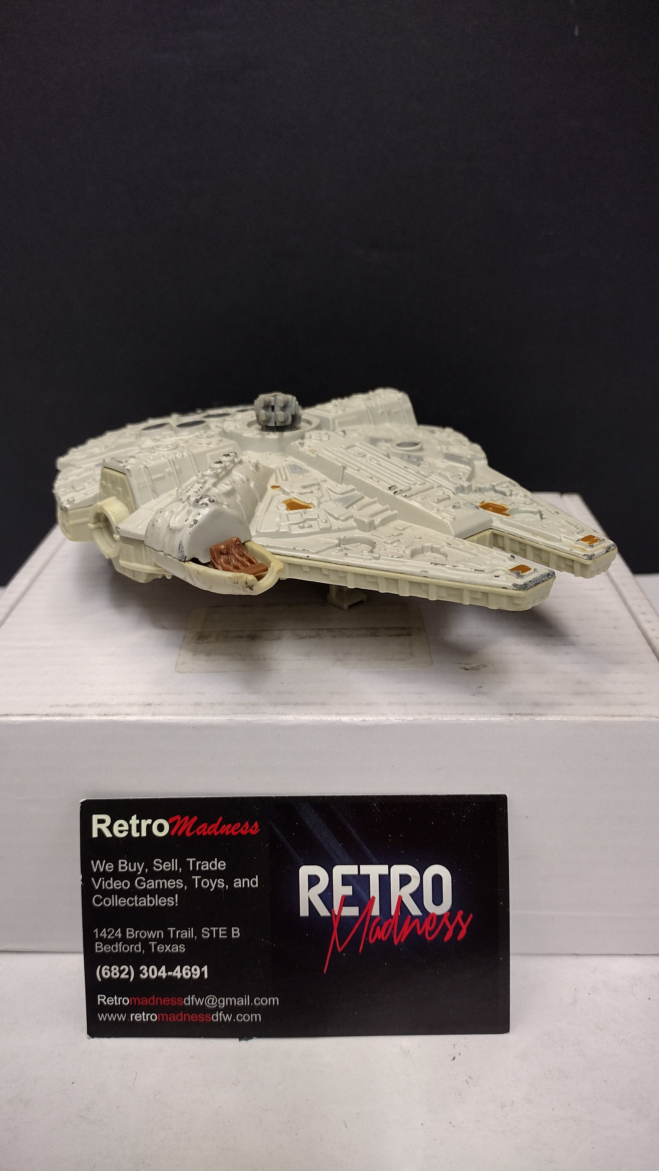 Vintage 1979 Kenner Star Wars Die-Cast Mini Millennium Falcon (No. 39210 - Loose, Incomplete)