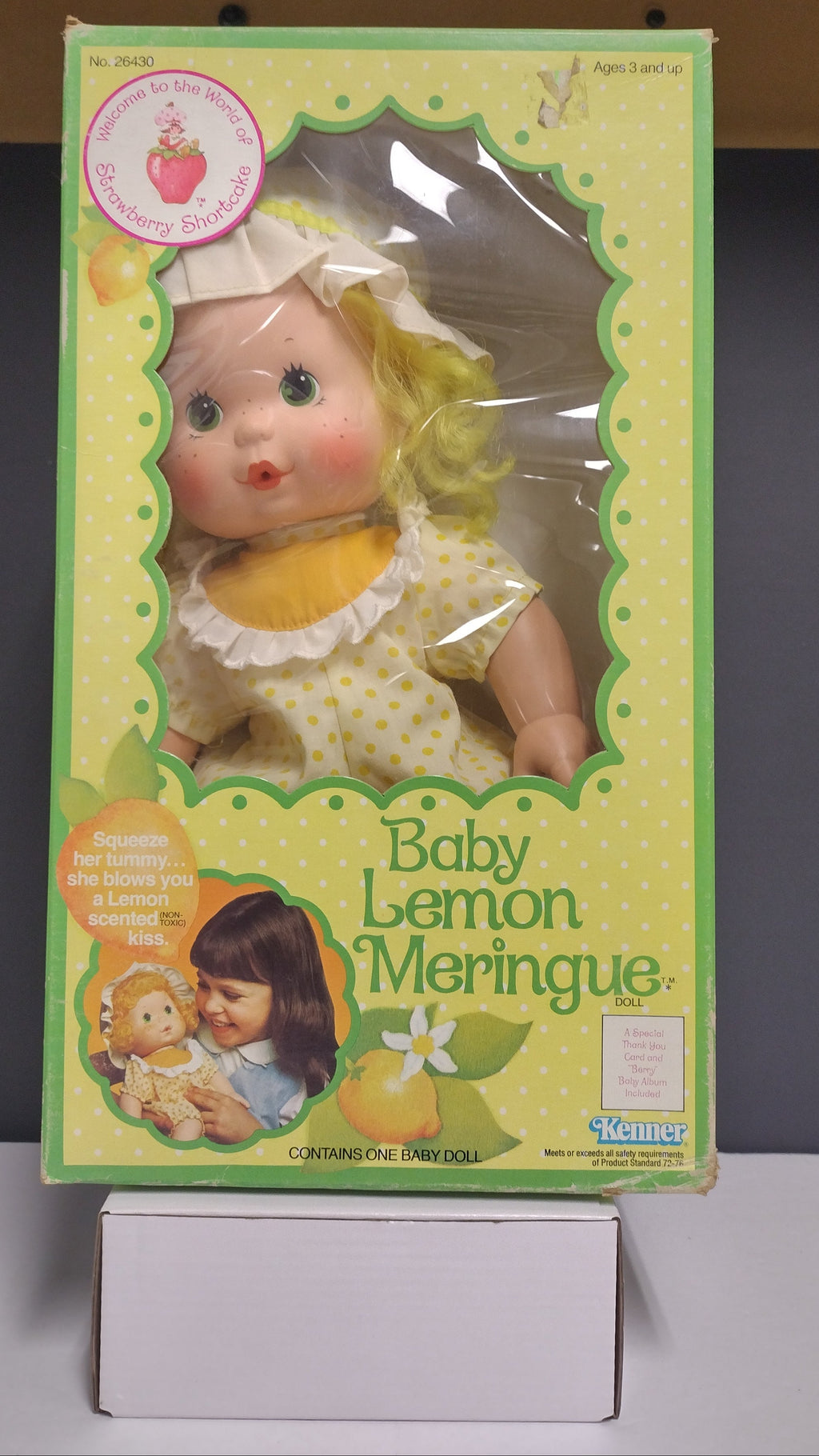 Vintage 1982 Strawberry Shortcake: Baby Lemon Meringue (Open Box)